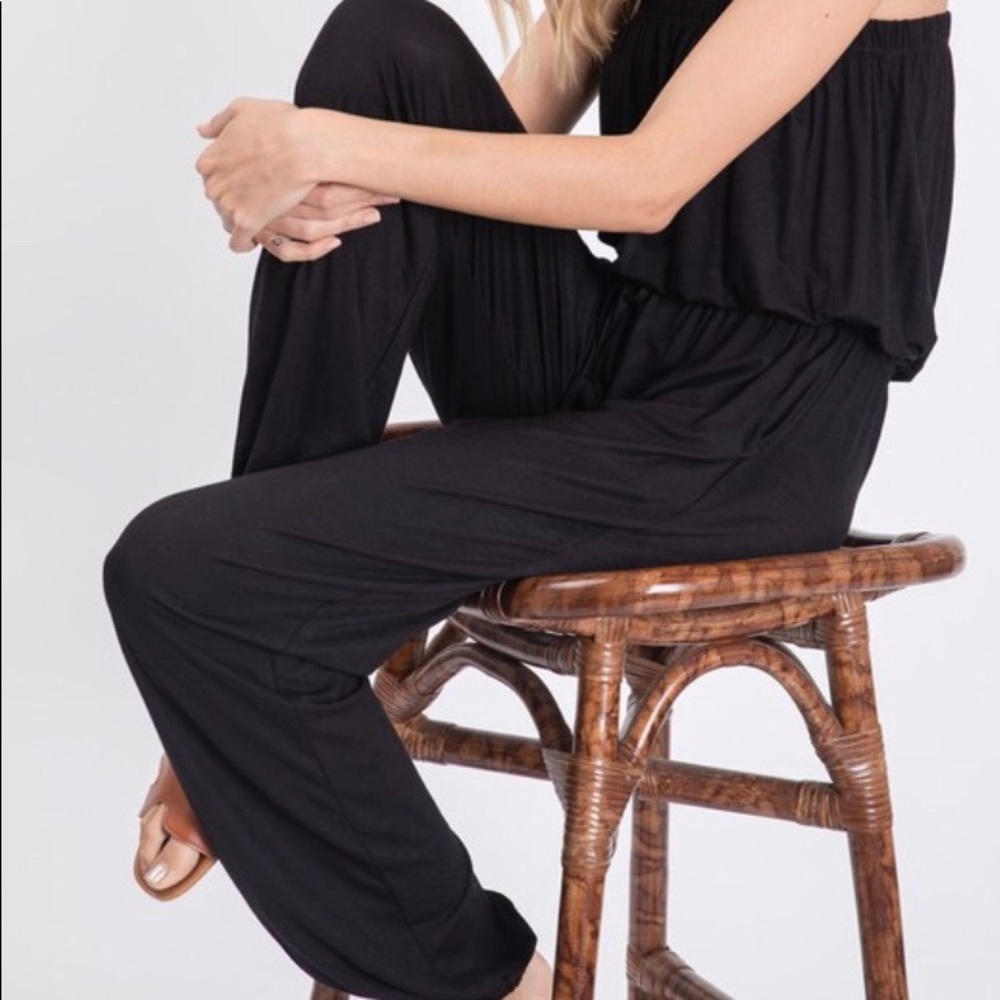SOLDOUT2 Pack Strapless Jumpsuit Black or Navy